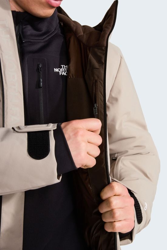 The North Face Mens Cirque Down Ski Jacket Stone Slab