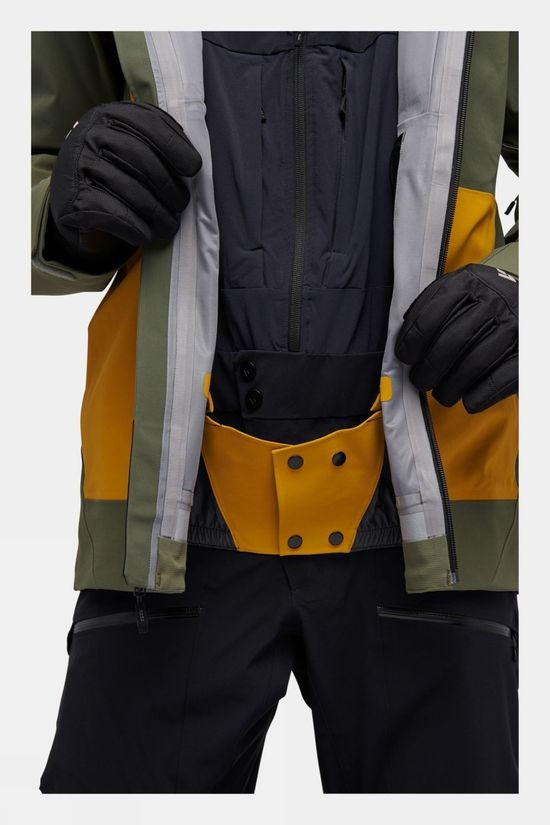 Black Diamond Mens Recon Pro Stretch Shell Jacket Tundra/Amber