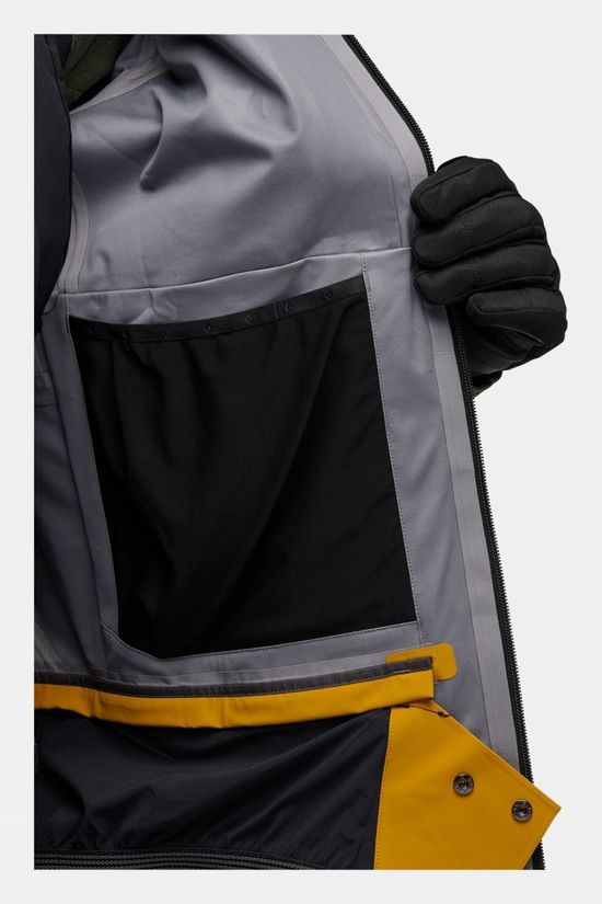 Black Diamond Mens Recon Pro Stretch Shell Jacket Tundra/Amber