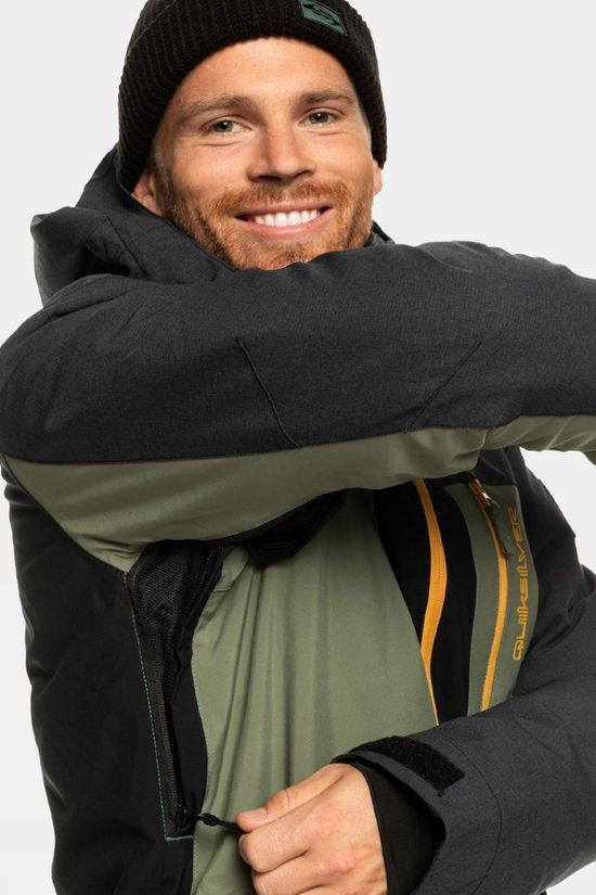 Quiksilver Mens Dawson Snow Jacket True Black