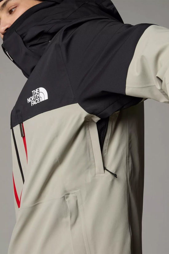 The North Face Mens Chakal Ski Jacket  Clay Grey/Tnf Black