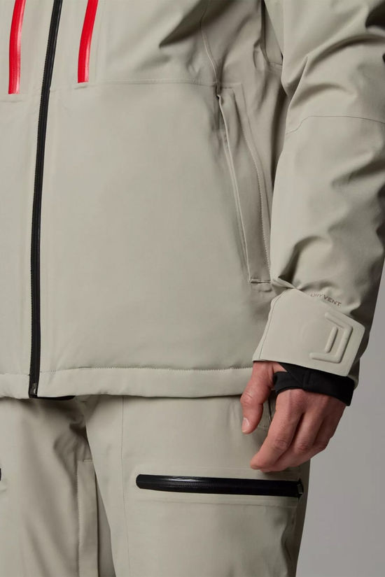 The North Face Mens Chakal Ski Jacket  Clay Grey/Tnf Black