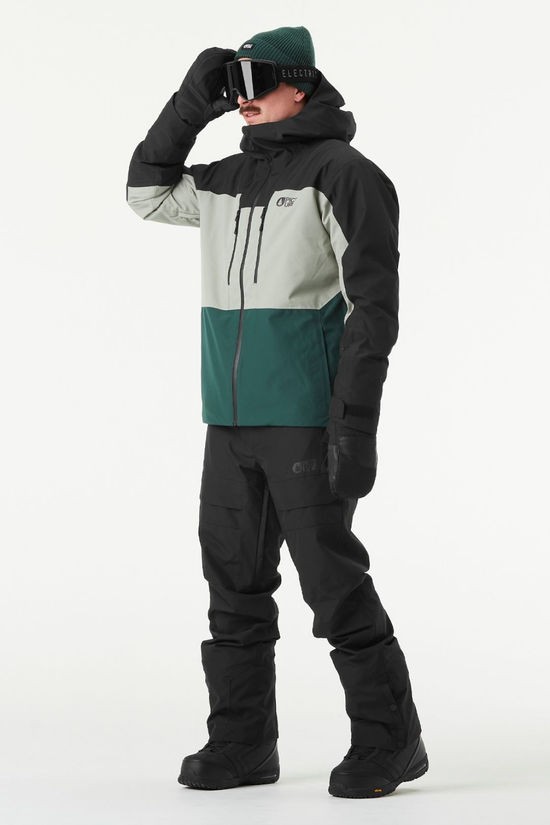 Picture Mens Object Ski Jacket Black Pdrsa Pine Shadow