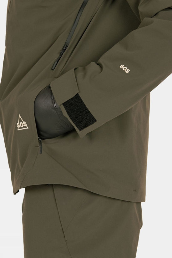 SOS Mens Cervinia Insulated Jacket Black Ink