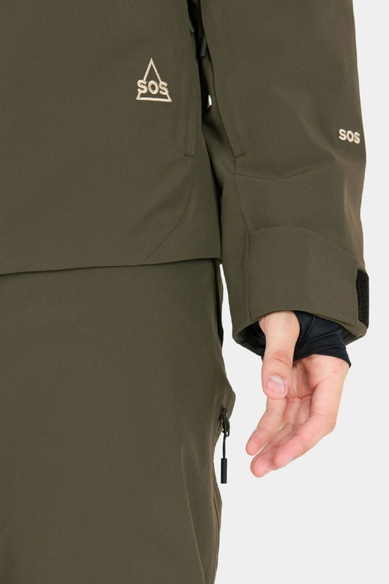 SOS Mens Cervinia Insulated Jacket Black Ink
