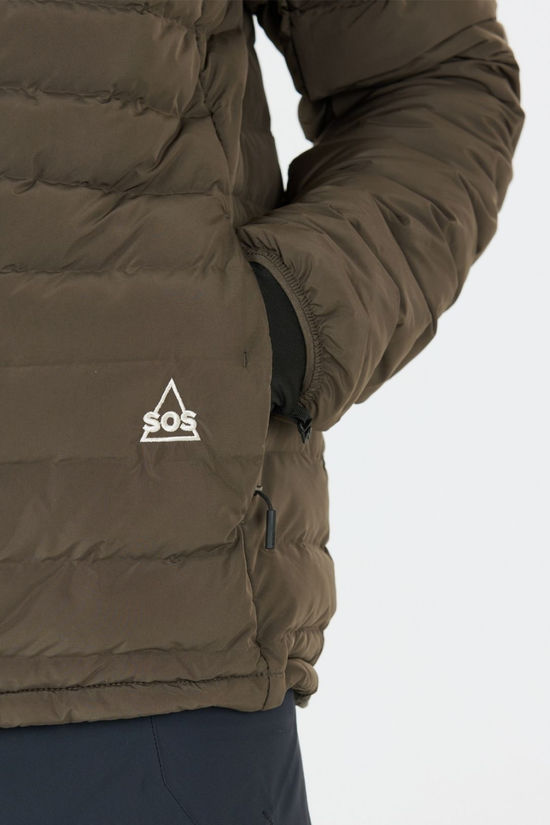SOS Mens Furano Down Jacket Black Ink