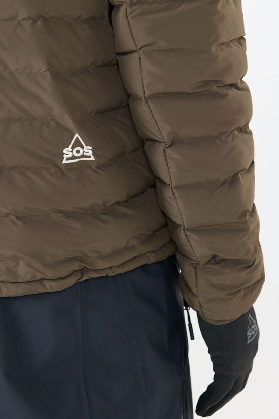 SOS Mens Furano Down Jacket Black Ink