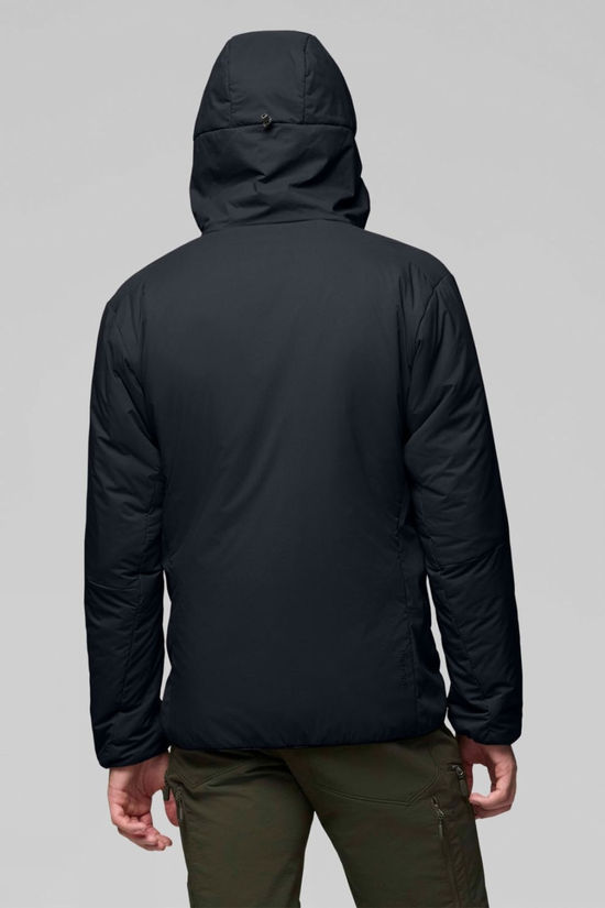 Norrona Mens Femund Thermo60 Zip Hood Jacket Caviar Black