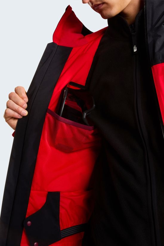 The North Face Mens Freedom Insulated Ski Jacket  Elevation Red/Tnf Black