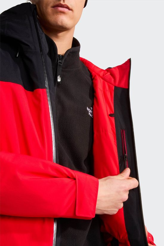 The North Face Mens Freedom Insulated Ski Jacket  Elevation Red/Tnf Black