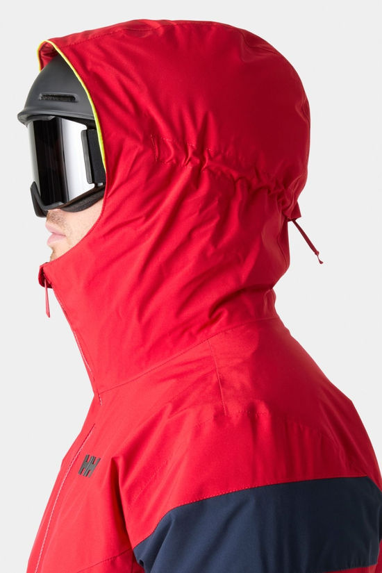 Helly Hansen Mens Panoramic Insulated Ski Jacket  Red