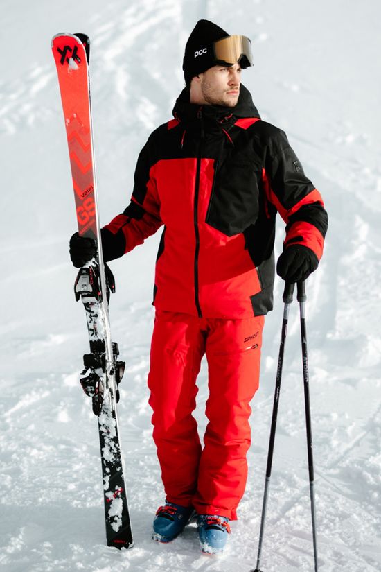Spyder Mens Leader Ski Jacket Spyder Red