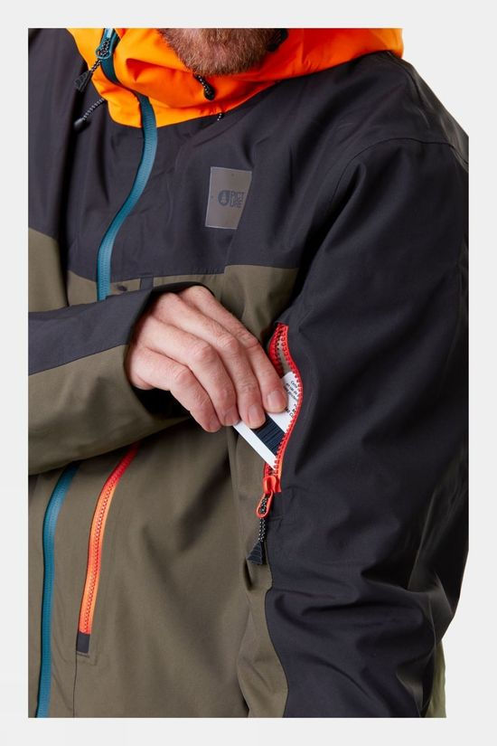 Picture Mens Broader 3L Jacket DARK ARMY GREEN