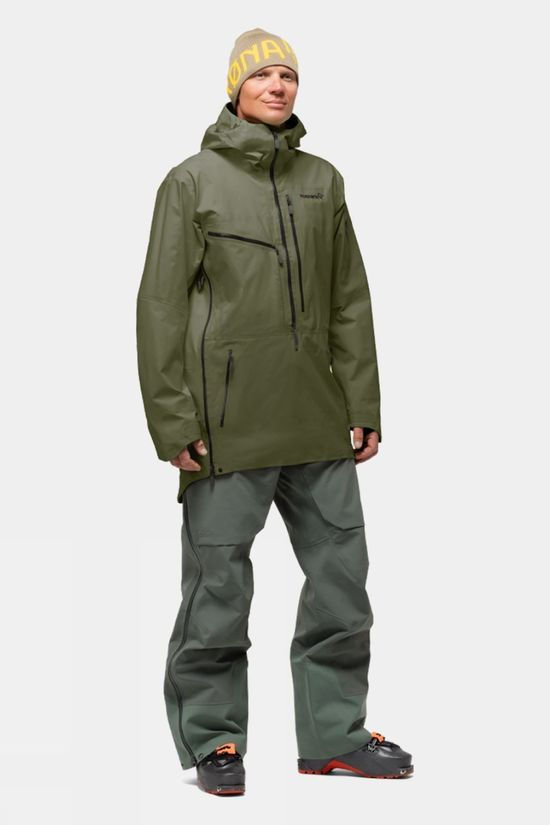 Norrona Mens Lofoten GTX Pro Anorak Jacket Olive Night