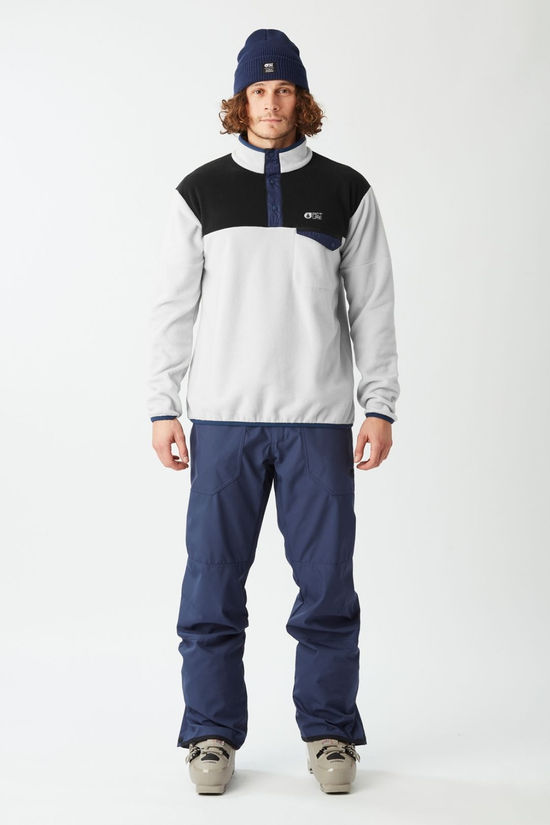 Picture Mens Arcca Quarter Zip Fleece Vapor Grey
