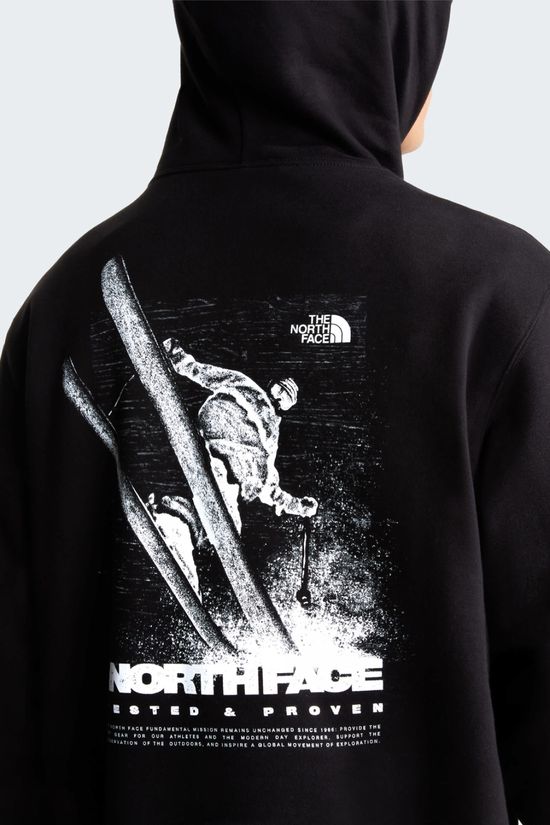 The North Face Mens Tested And Proven Relaxed Hoodie Sweatshirt Tnf Black