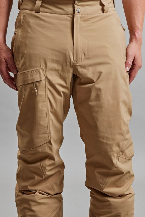 The Mountain Studio Mens P-1 GTX 2L Stretch Insulated Ski Pants - Regular Sand