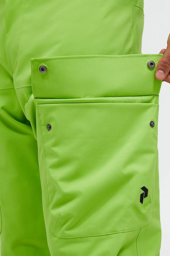 Peak Performance Mens Edge Insulated Ski Pants Stand Out Green