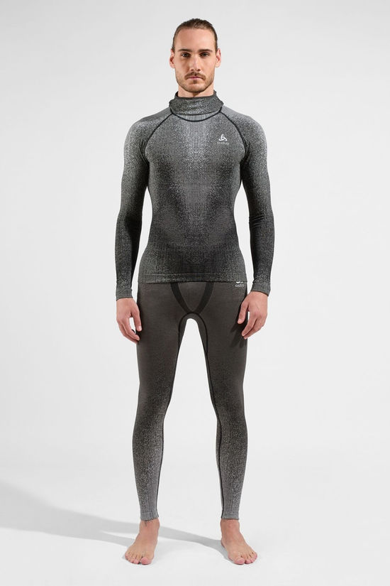 Odlo Mens The POW Blackcomb Base Layer Bottom Black