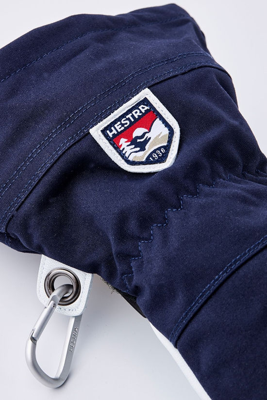 Hestra Army Leather Heli Ski Gloves Navy