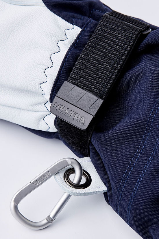 Hestra Army Leather Heli Ski Gloves Navy