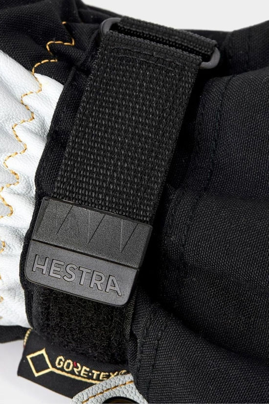 Hestra Mens Army Leather GTX Ski Gloves Black/Natural Grey