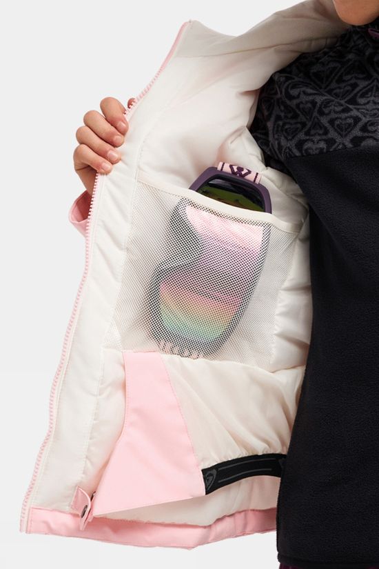Roxy Girls Ice Escape Ski Jacket  Rose Shadow