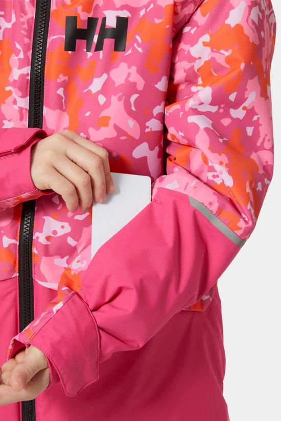 Helly Hansen Girls Stellar Ski Jacket  Dragon Fruit