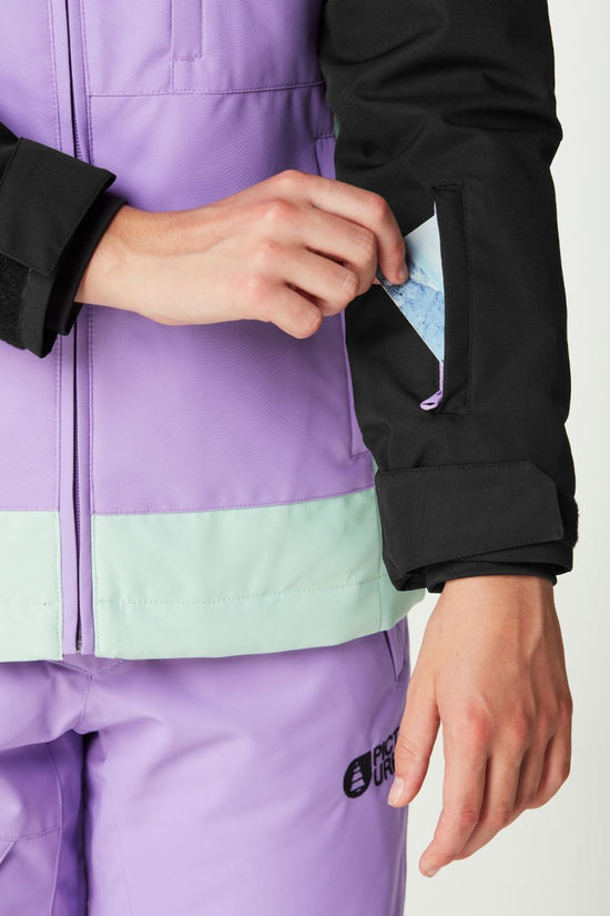 Picture Youth Seady Jacket 14+ Blk Paisley Purp Siltgr