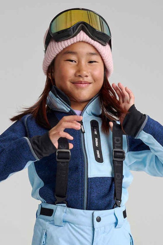 Reima Girls Laskien Fleece jacket Jeans Blue