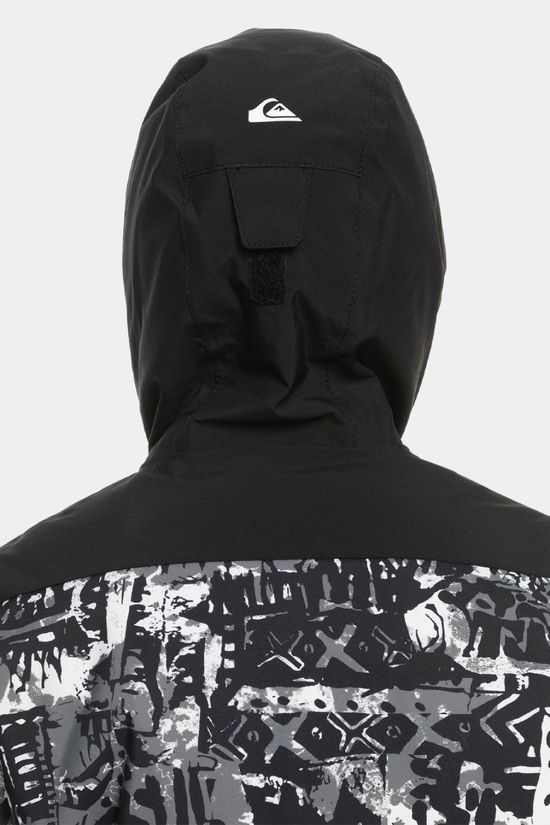 Quiksilver Kids Mission Block Jacket Snow Heritage True Black