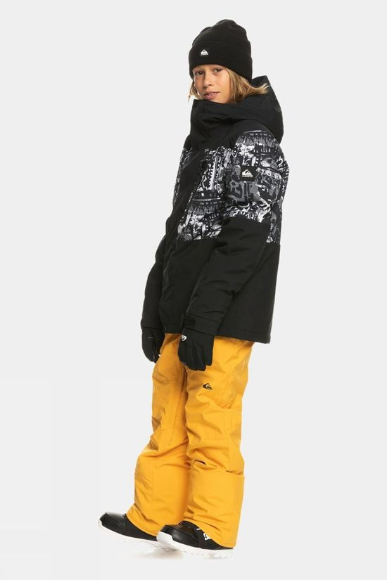 Quiksilver Kids Mission Block Jacket Snow Heritage True Black
