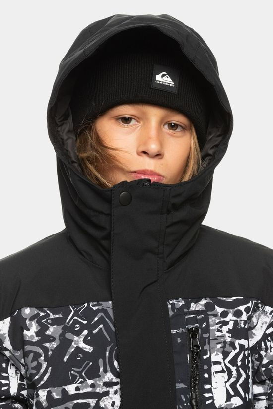 Quiksilver Kids Mission Block Jacket Snow Heritage True Black
