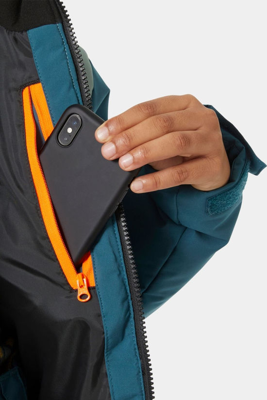 Helly Hansen Juniors Cyclone Ski Jacket 14+ Dark Creek