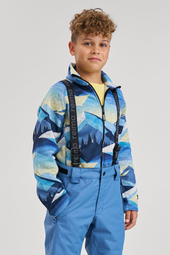 Reima Boys Niksini Fleece Jacket  Blue Ocean