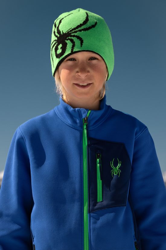 Spyder Spyder Kids Bandit Full Zip Fleece Bold Blue