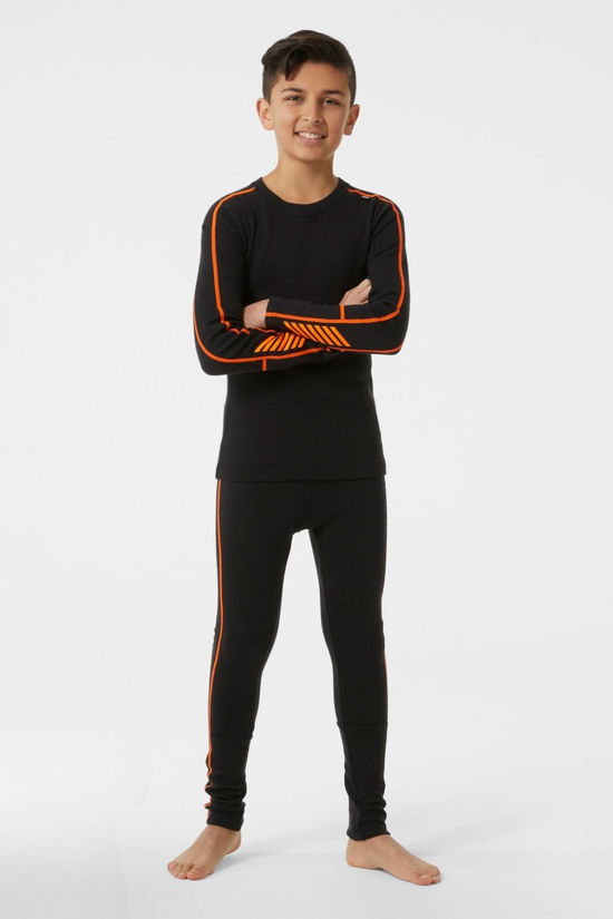 Helly Hansen Juniors Lifa Merino Midweight Base Layer Set Black