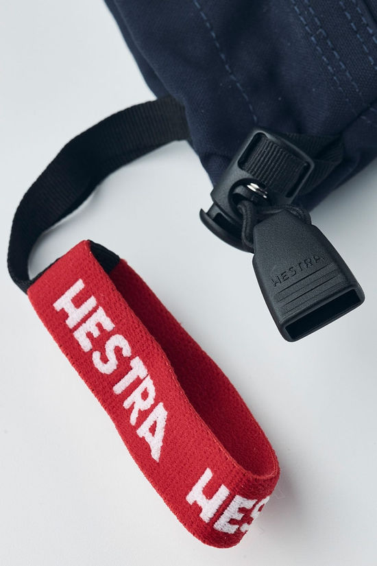 Hestra Kids Army Leather Heli Ski Gloves Navy