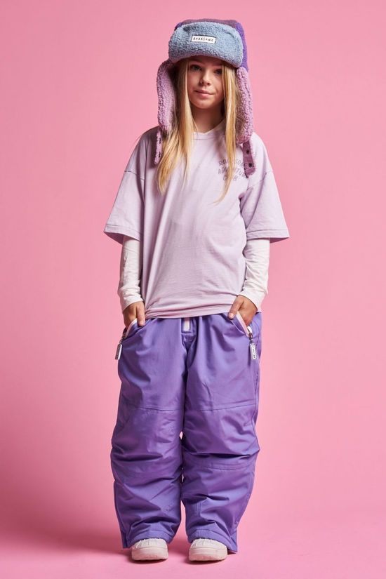 Roarsome Kids Trapper Hat  Pink/Lilac