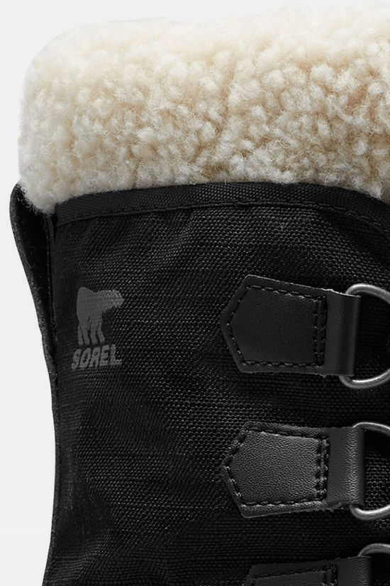 Sorel Womens Winter Carnival Snow Boots Black, Stone