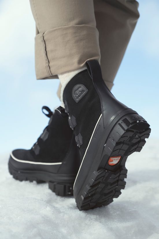Sorel Womens Torino V Waterproof Snow Boots Black, Fawn