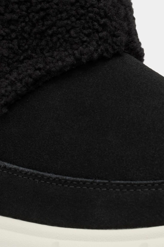 Sorel Womens Explorer III Slip-On Cosy Snow Boots Black/Chalk