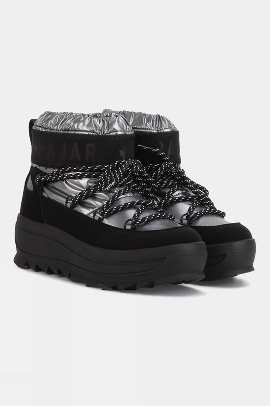 Pajar Womens Galaxy Mini Snow Boots Graphite/Liquid Metal