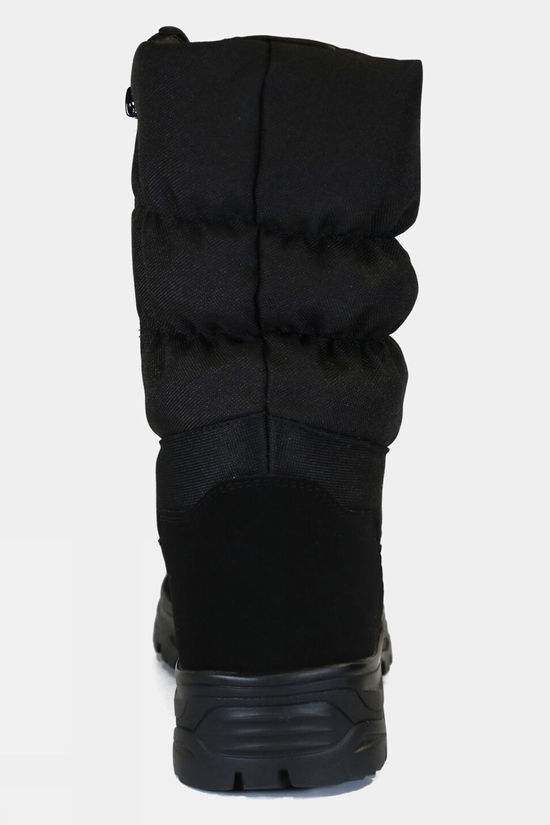 Calzat Mens Traction Snow Boots Black