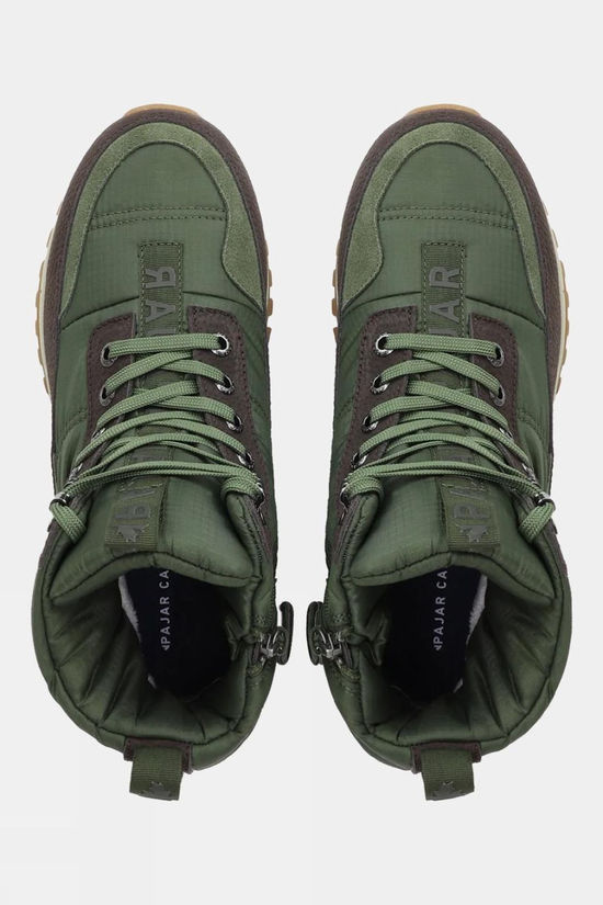 Pajar Mens Fero 2.0 Snow Boots Miltary Green/Dark Brown