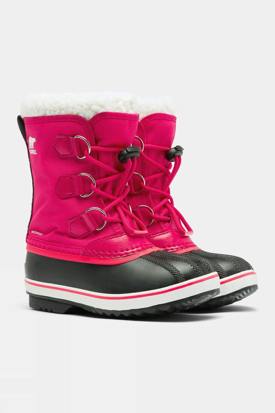 Sorel Kids Yoot Pac Nylon Waterproof Snow Boots Bright Rose