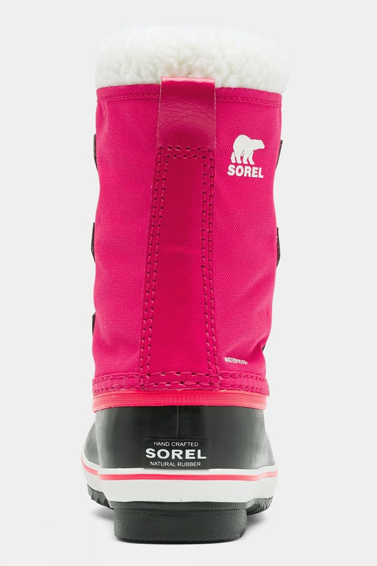 Sorel Kids Yoot Pac Nylon Waterproof Snow Boots Bright Rose
