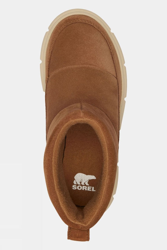 Sorel Kids Youth Explorer III Slip On Snow Boots Velvet Tan