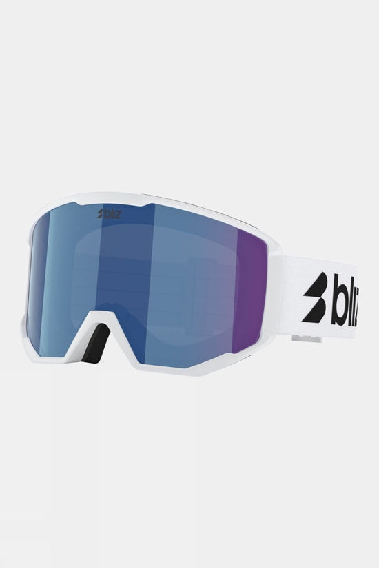 Bliz Spark Goggles Matte White Smoke&Blue