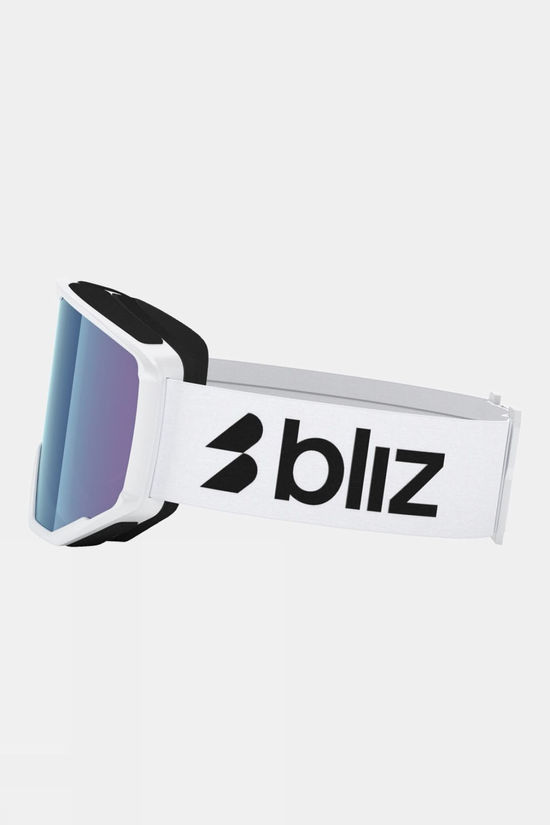 Bliz Spark Goggles Matte White Smoke&Blue